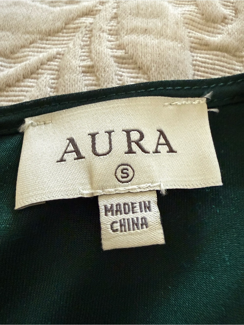 Aura Emerald Green Velvet Wrap-Style Long Sleeve Dress - Picture 4 of 5